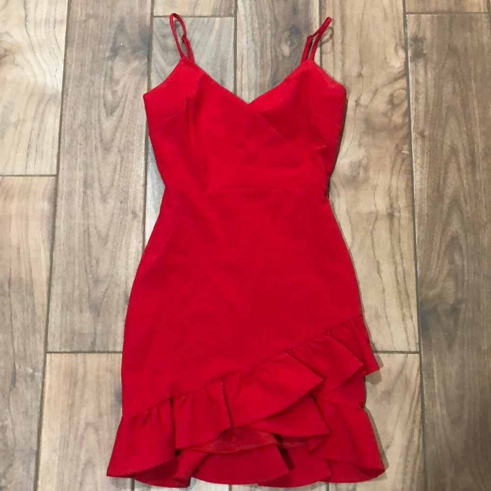 Red dress